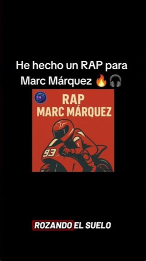 He hecho un RAP para Marc Márquez 🔥 #93 | Tema completo en mi canal #marcmarquez #shorts #motogp