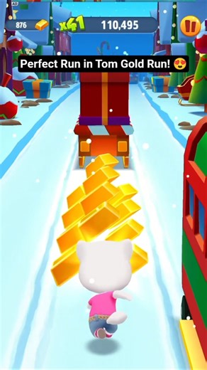 Tom Gold Run Speed Challenge! ⚡🐱 #tomgoldrun #gameplay