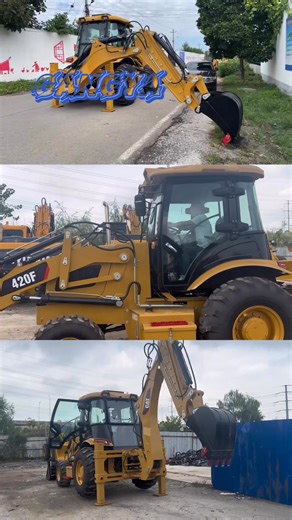 118 reactions · 19 shares |  CAT 420F – Powerful Backhoe Loader,...