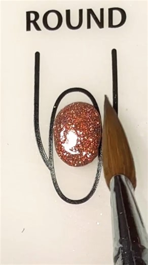 practice round shaping w. meee✨ #nails #jendidthemnails #practice #shorts