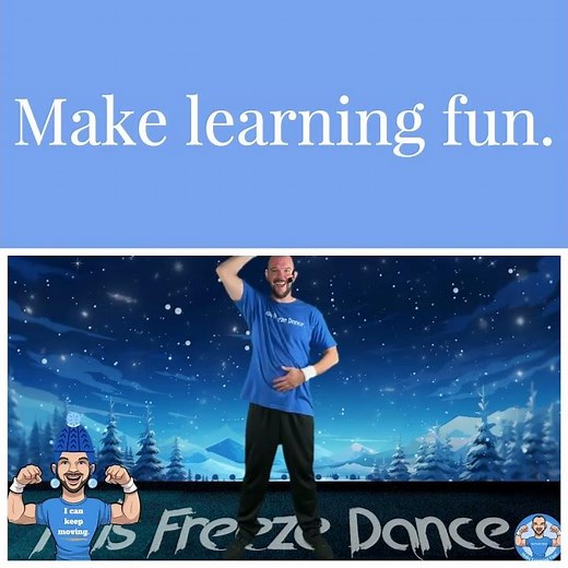 Snow day freeze dance brain break for Math!