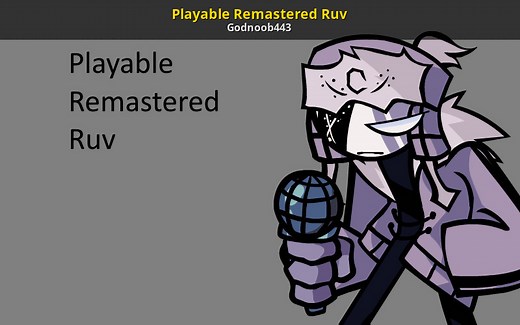 Playable Remastered Ruv Mod for Friday Night Funkin' | FNF Mods