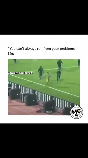 I'll run as farest as I can 😂😂