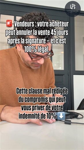 45 jours avant de savoir si vous êtes ruiné #vente #immobilier