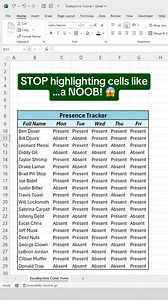 Highlight cells ✨️ #excel #exceltipsandtricks #exceltricks #exceltraining #GoogleSheets #exceltutorial #googlesheetstips #exceltricks #excellent_britain | LEARN MORE