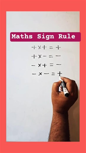Maths sign rule 😱 #shorts