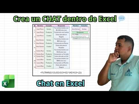 Create a Chat in Excel 💬 Simulate Conversations with Data #sepamosexcel #excelsepamos #exceldatos