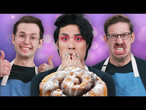 Try Guys Bake Cinnamon Rolls Without A Recipe