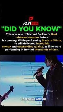 MJ's Final Black or White#history #shorts