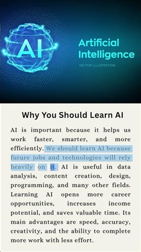Why You Should Learn AI