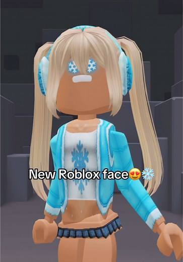 Discover the New Roblox Snowflake Eyes Face