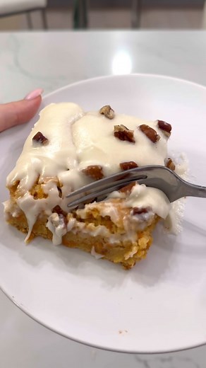 We love this Dump and Bake Carrot Cake recipe! A super easy and absolutely delicious Easter dessert that comes together in no time - and it's easy to travel with! 🥕🐰 Plan a memorable holiday with all your favorites from ShopRite, shop now at https://bit.ly/3TqVhYZ Ingredients: 3.4 oz vanilla instant pudding mix 1 1/2 cups Bowl & Basket Whole Milk 13.25 oz box of super moist yellow cake mix 2 cups grated carrots 2 tsp Bowl & Basket Ground Cinnamon A pinch of Bowl & Basket Ground Nutmeg 1 tsp Bo