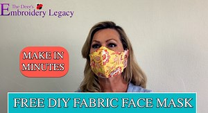 Our team here at Embroidery Legacy is trying to do our part in battling this pandemic by offering a free face mask design to help protect you against the spread and transmission of viruses. Because of the face mask shortages, we are providing face mask design patterns for adult large and small, as well as child large and small sizes. However, with this free design, we do ask you a small favor. Please not share these design files with others, but rather direct them to download them themselves fro