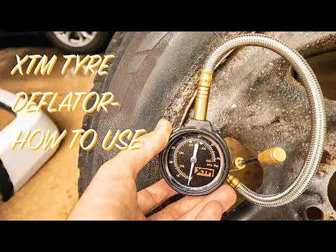 XTM TYRE DEFLATOR HOW TO USE