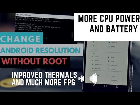 Changing resolution via ADB commands fastens CPU and improve battery and stability