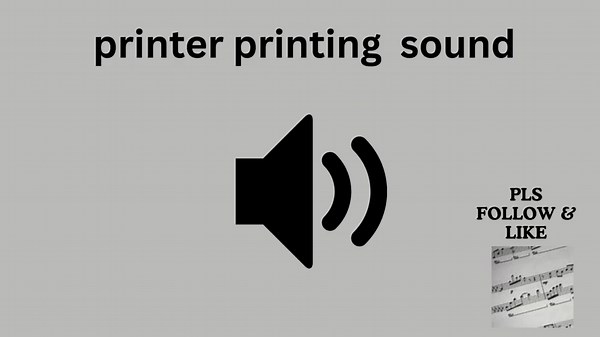 Realistic Printer Printing Sound Effects for Projects