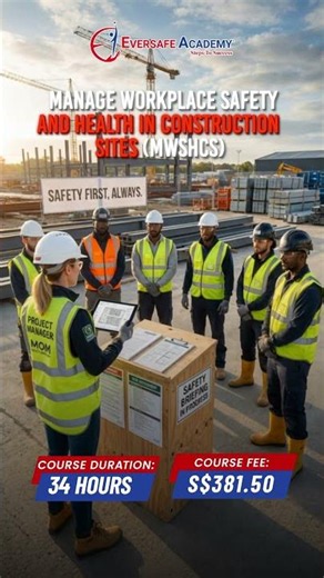 MANAGE WORKPLACE SAFETY AND HEALTH IN CONSTRUCTION SITES (MWSHCS) #eversafeacademy #safetytraining