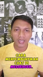 Cara menyembunyikan chat di messenger. #Tutorial. | Khoirul Umam