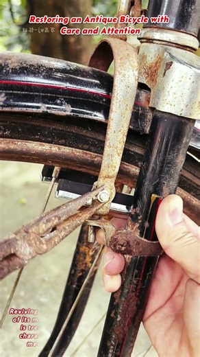 Restoring an Antique Bicycle with Care and Attention
