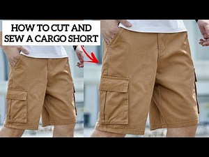 How to Cut and Sew a Cargo Short (PART 2) Sewing tutorial