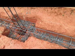 How to prepare a foundation with a footing