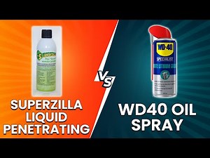 SUPERZILLA vs WD-40 - Which Cleaner Spray Should You Get? (Which Is Better?