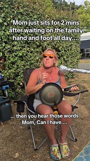 Just give your mom a break for 2 min ffs!!