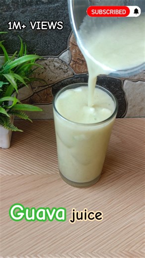 Fresh Guava Juice 😍🍹 | Healthy Summer Drink #shorts