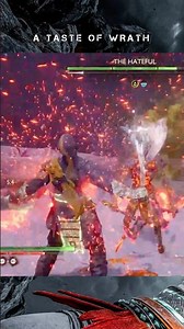 Kratos Uses More Power ☠️🔥 #godofwarragnarok #kratos #godofwar #shortsgaming #bossfightgaming