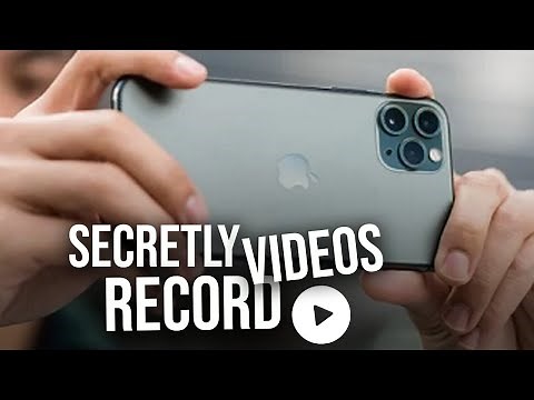How to Secretly Record Video on iPhone (new way)