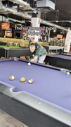 There's always 2 types of pool players! Which one are you? 🎱 #rileyssportsbar #poolplayer #americanpool #cuesports | Rileys Nottingham