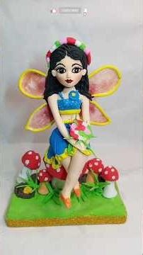 DIY PARI MAKING STEP BY STEP✨ PARI CRAFT FOR SCHOOL PROJECT#diy#short#clay#viral#youtubeshorts