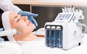 Watch Vacuum Face Cleaning Hydro Water Oxygen Jet Peel Machine on Amazon Live