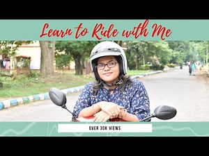 HOW I LEARNT TO BALANCE AND RIDE MY SCOOTY | TWO WHEELER TRAINING | SRIMONTI