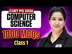 CUET PG Computer Science 2026 | Most Expected Questions | CUET PG Computer Science 1000 MCQs |PW