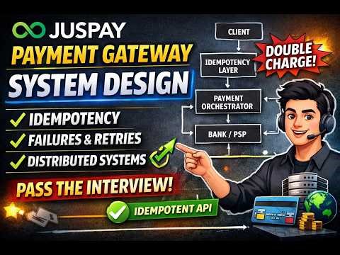 🔥JUSPAY Interview Question Every Backend Engineer Must Know🧠Idempotency, Failures, HR & Behavioral