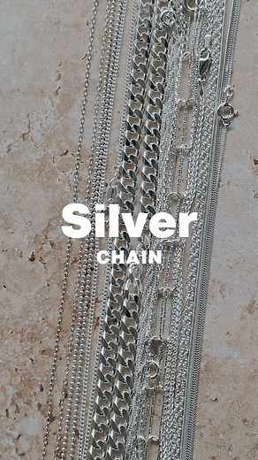 ⛓️Trace Chain ⛓️Curb Chain ⛓️Cable Chain ⛓️Snake Chain ⛓️Belcher Chain ⛓️Rope Chain AND MORE Silver Chain are now 20% OFF with code BFCHAIN ➡️ https://bit.ly/493jv55 | Cooksongold
