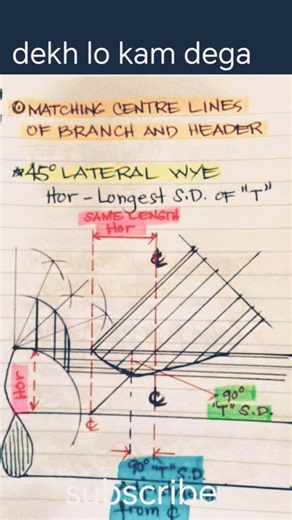 pipe Branch layout #shorts #fabrication #pipelining #viral
