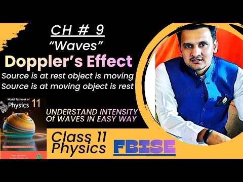 Doppler’s Effect Class 11 Physics FBISE || Relative Motion of Source & Observer || By Danish Majeed