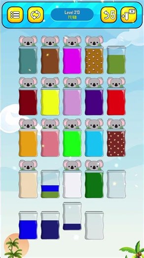 Liquid Sort Level 213 - 99% Get This Wrong