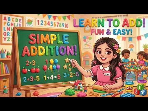 Sensory maths for kids 🌈 Math Easy Tricks #sensorymaths #additionfun