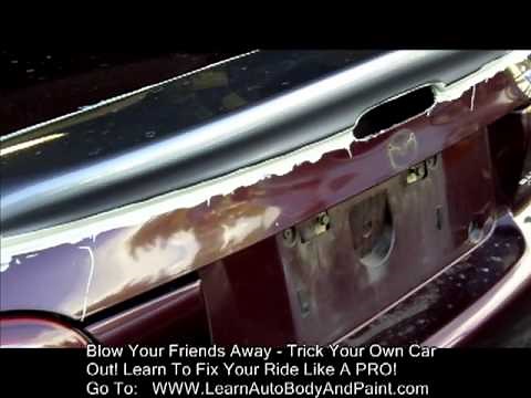 How To Repair Car Dents - Step 1 Finding Dents Using Light