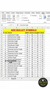 How to Add Bullet Symbols in Excel | Bullet Points in One Click | Insert Bullets in exel file💯🚀 #excel #explorepage #exceltips #fblifestyle #explore #Microsoft | DK TECH Computer GYAN
