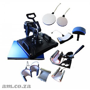 H-PRESS/MT8: Heatware MT8 Heat Press, with Flat and All 7 3D Shape Press