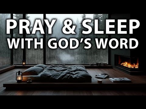 Pray and Rest in God’s Word Tonight | Scripture Reading of God's Promises with Relaxing Rain