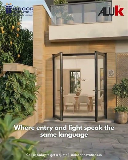 Aluminium Door and Window Design for Modern Homes | Indoor Innovations