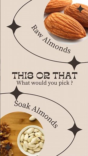Raw Almonds vs Soaked Almonds – What Dietitians Recommend #almond #nutrition #nuts