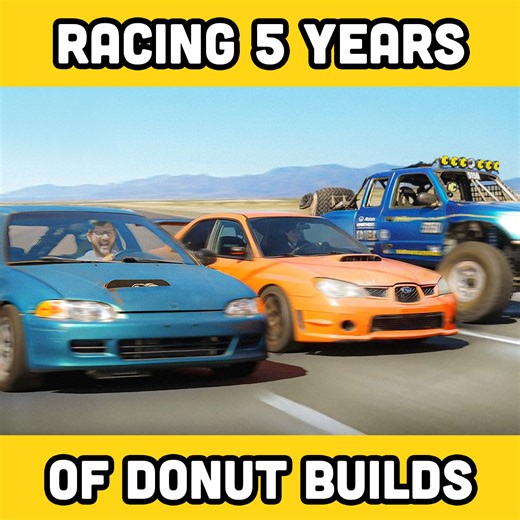 Racing 5 Years Of Donut Builds | Donut Media
