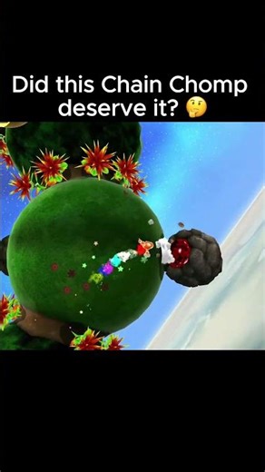 Golden Chain Chomp in Super Mario Galaxy #mario #nintendoswitch #nintendo