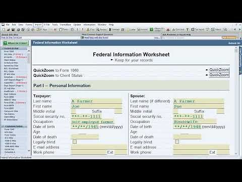 ProSeries - Fixed Asset Manager, Import and Export